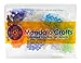 Mandala Crafts Wholesale Lot of 1000 Bicone Crystal Beads, 4mm, 25 Colors, Matte and Crystal Finish