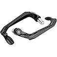 KIMISS Universal 7/8in 22mm CNC Aluminum Handlebar Brake Clutch Lever Hand Guard for Motorcycle, Motorbike, Scooters, Electric Cars, Mountain Bikes(Black)