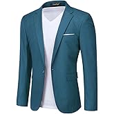 Cloudstyle Men's Suit Jacket One Button Slim Fit Sport Coat Business Daily Blazer