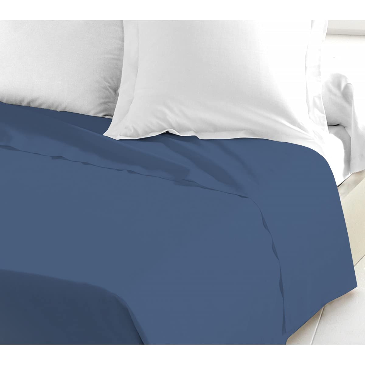 Home Linge Passion Deep Blue Flat Sheet 180 x 290 cm