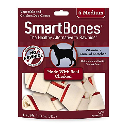 SmartBones Medium Chews, Treat Your Dog to a RawhideFree Chew Made