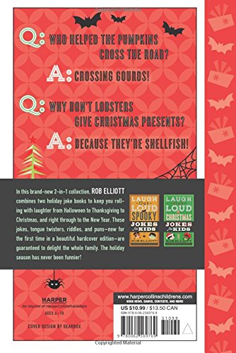 image for HarperCollins Laugh-Out-Loud Holiday Jokes for Kids: 2-in-1 Collection