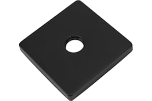 Extra Large Stainless Steel Square Shower Arm Cover Plate, Universal Decorative Shower Arm Flange with Sleeks Modern Design f