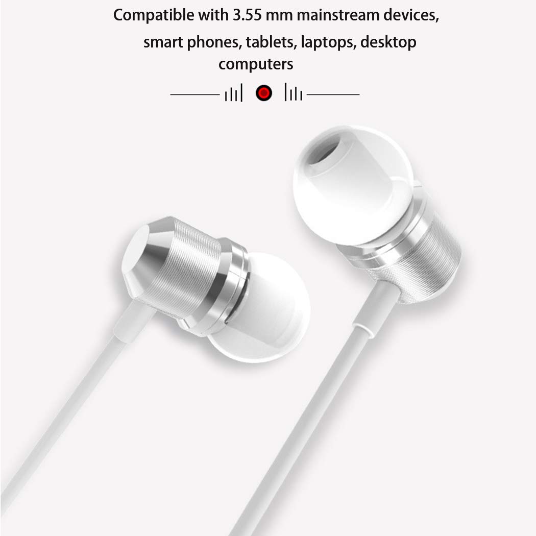 IEnkidu E14 Triple Driver in-Ear Earphones Hi-Res Headphones High Resolution, Metal Driven Sound, in-Line Remote,Magnet adsorption headphon (Black)