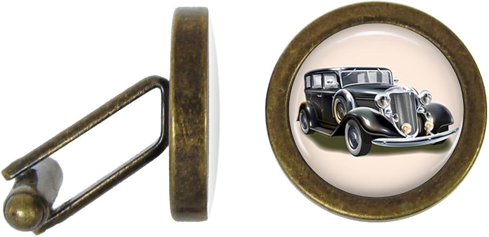amazon com oakmont cufflinks old car cufflinks classic car cuff links angled edition jewelry amazon com