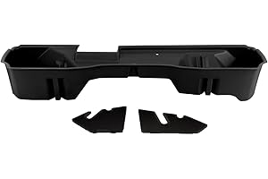 Du Ha 10304 54.75-Inch X 16-Inch X 8.75-Inch Under Seat Storage Console Organizer for Chevrolet/GMC, Jet Black