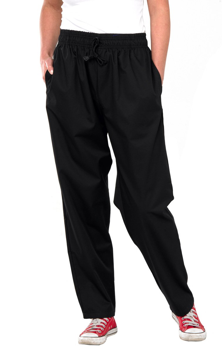 CHEFS TROUSERS BLACK M Amazon.co.uk