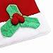 Santa Hat Christmas Chair Covers (Set of 6, Red)