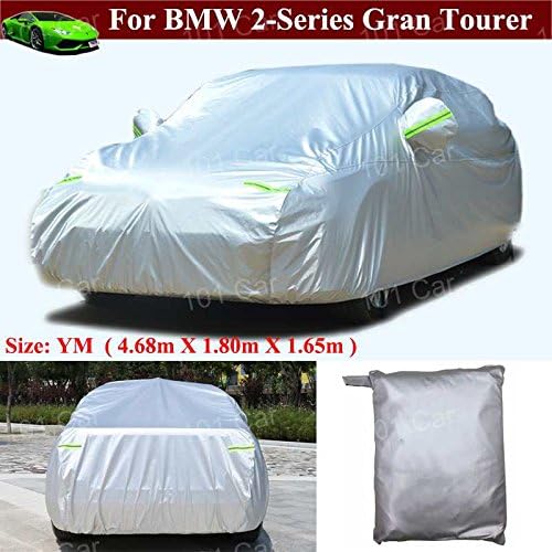 Kaitian All Weather Indoor Outdoor Car/SUV Cover Vehicle Cover Waterproof/Windproof/Dustproof Resistant Heat,Rain,Snow,Dust,Ice Full Car Cover for BMW 2-Series Gran Tourer 2015 2016 2017 2018 2019