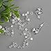 Shintop 100pcs Earring Safety Backs Soft Silicone Earring Backs (Octagon, Clear)