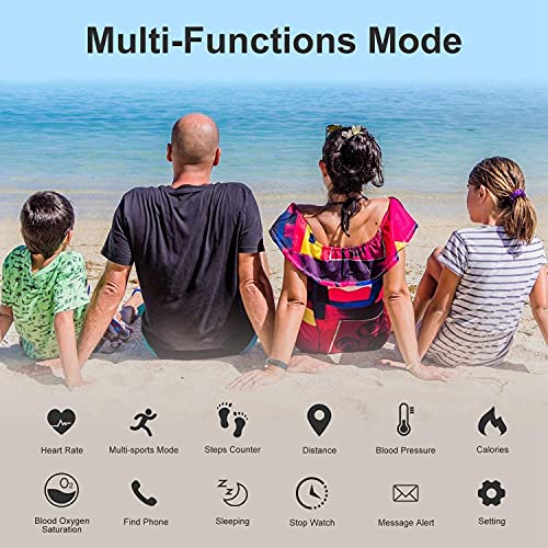 Bingofit Fitness Tracker, Slim Sports Activity Tracker Watch Heart Rate and Blood Pressure Monitor IP67 Waterproof Sleep… - Image 2