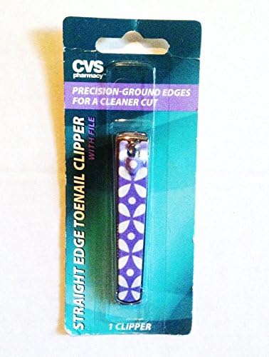 CVS Pharmacy Straight Edge Toenail Clipper with File