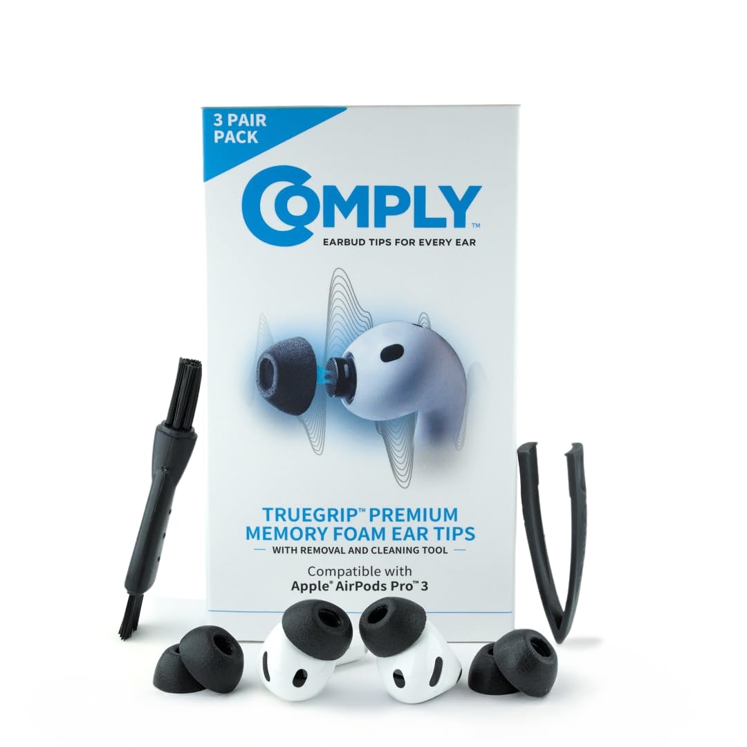 Comply TrueGrip Premium Memory Foam Replacement Ear Tips