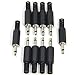 Ancable 10-Pack TS Mono Male Plug 1/8