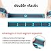 SONGSU Elastic Stretch Strap, Stretching Out Strap for Physical Therapy with 8 Loops, Yoga, Dance and Pilates, Gymnastics, Hamstring Strength Training – Bluethumb 2