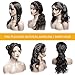 Recomtic 100% Human Hair 360 Lace Frontal Wigs Pre Plucked With Baby Hair For Black Women 14inch Brazilian Hair Body Wave Lace Front Wigs Human Hair 150% Density Natural Black