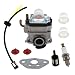 USPEEDA Carburetor for MTD 753-05830 316.791940 316.791970 316.772370 YM4570 MP475 Carb 753-05440 Spark Plug Fuel Line Primer Bulb