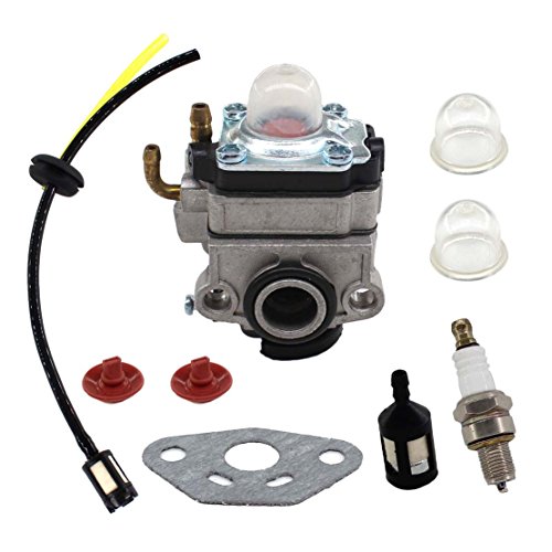 USPEEDA Carburetor for Shindaiwa T230 T230X T230XR Ryobi 650R 825R 875R 890 890R 825RA Troy-Bilt TB144 TB146EC TB590BC TB575SS TB525CS TB514CS TBE515 Spark Plug