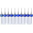 uxcell PCB Drill Bits 0.5mm Tungsten Carbide Rotary Tool Jewelry CNC Engraving Print Circuit Board Micro Drill Bits 1/8 Inch Shank 1 Set (10 Pcs)