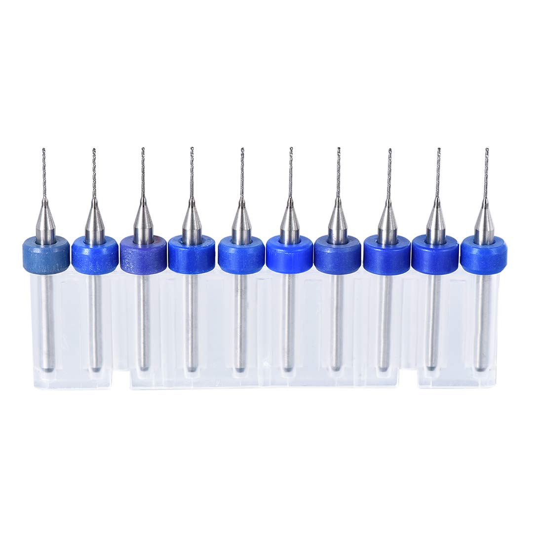 Photo 1 of uxcell PCB Drill Bits 0.5mm Tungsten Carbide Rotary Tool Jewelry CNC Engraving Print Circuit Board Micro Drill Bits 1/8 Inch Shank 1 Set (10 Pcs)