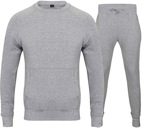 OutFit Designer New Men's Plain Round Neck Jogging Suit Full Tracksuit Stretchable Top and Bottom