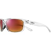 Revo Harness Sunglasses for Men, Polarized Rectangular Sport Wrap Frame | Polarized Sunglasses for Men, Lightweight Sport Wrap Design, UV Protection for Fishing, Boating &amp; Golf, Sport Sunglasses