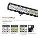 Auxbeam 30 inch LED Light Bar 198W Light Bar Combo with 66pcs 3W Led Chips Driving Light for Off-Road Truck 4x4 Military Mining Boating Farming and Heavy Equipment