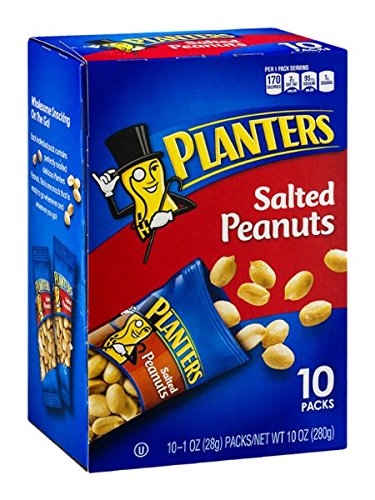 PLANTERS SALTED PEANUTS – 10 CT