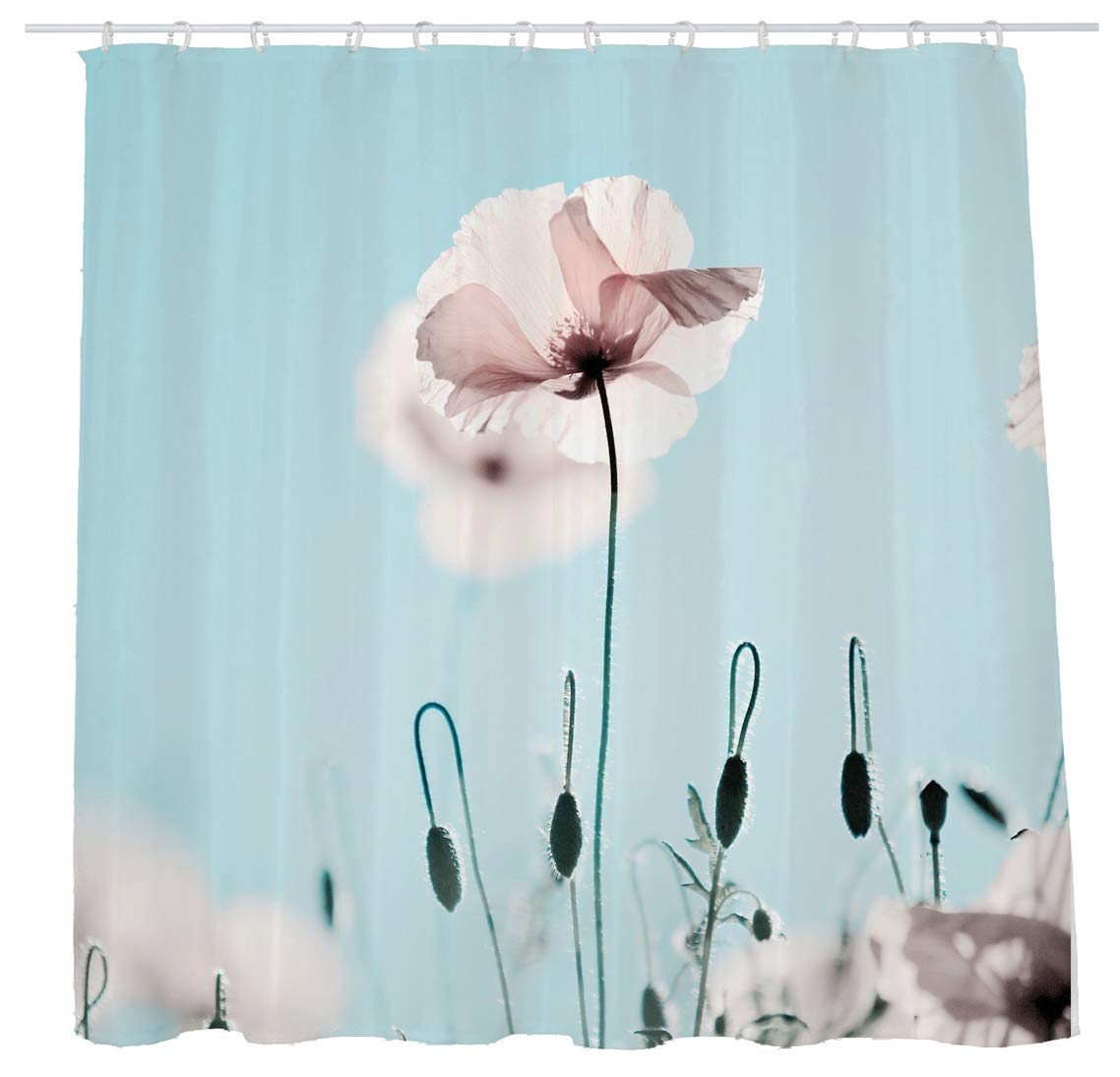 Djsbz Shower Curtain Cloth Fabric Polyester Decoration Washing