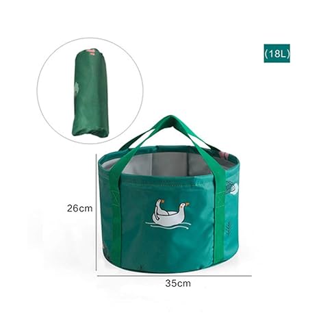 AA-SS-Collapsible Washing Up Bowl Tragbare Faltbare Becken im Freien Wassereimer Eimer Reise große Luftblasenbeutel Reise Wäs