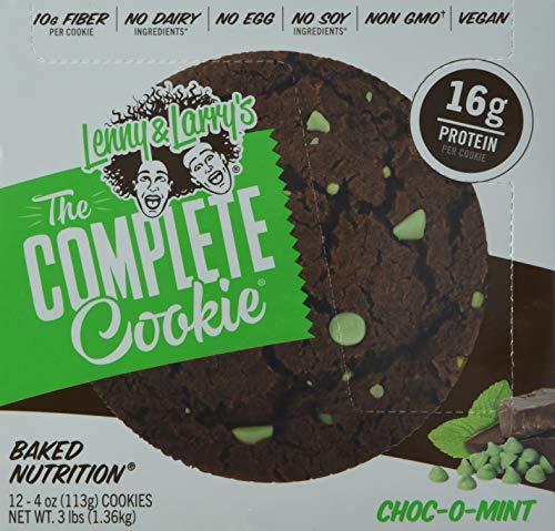 Lenny & Larry's The Complete Cookie, Choc-O-Mint, Soft Baked, 16g Plant Protein, Vegan,4-Ounce Cookies (Pack of 12) - Thumbnail 5