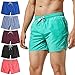 MaaMgic Mens Slim Fit Shorts Quick Dry Swim Trunks with Mesh Lining Male Bathing Suits,Medium(Waist:32