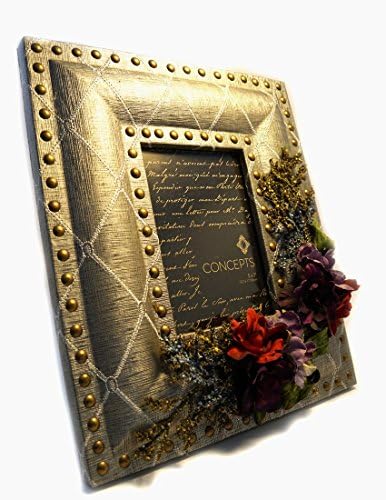 Large Studded Silk Photo Frame