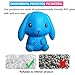 HLXY Bath Toys for Kids 8 Pack Light up Toys Flashing Colourful Light Baby Shower Bathtime Bathtub Toys For Kids and Toddler Rubber Cat Octopus Frog Bear Rabbit Seal Egg and Chick