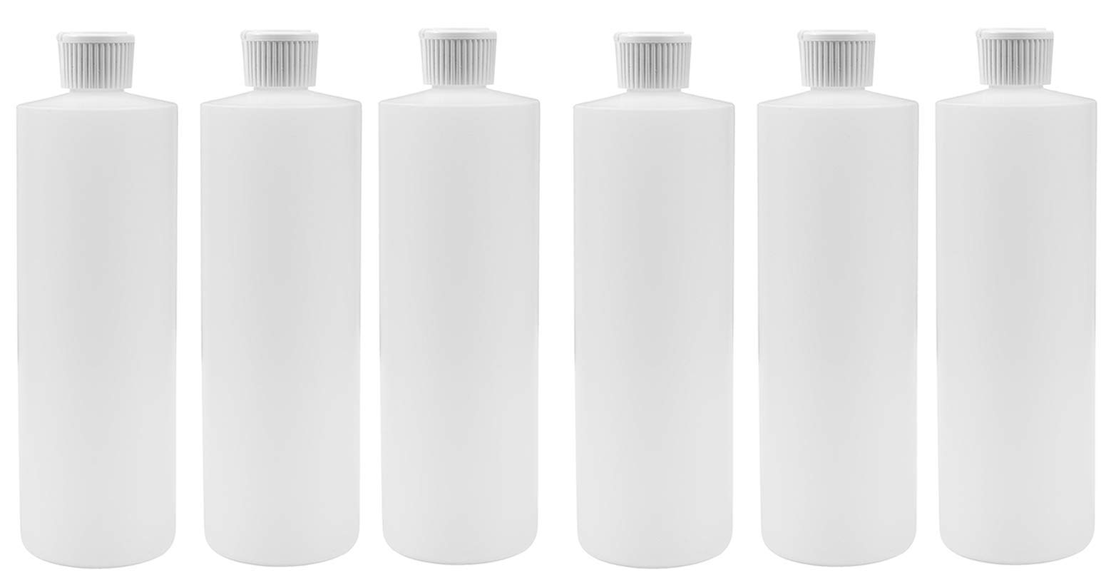 32Ounce Flip Top Plastic Squeeze Bottles (4Pack); Spout