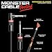Monster Cable Classic 1/4 Inch Dual Angled Instrument Cable 8 in.
