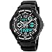 Takyae 2016 Fashion Casual Children Kid Boy Girl Digital LED Quartz Watches Alarm Date Sports Waterproof Wristwatch S Black
