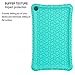 BMOUO Silicone Case for All-New Fire HD 8 2018 / 2017 - Anti Slip Light Weight Shock Proof Kids Friendly Protective Case for Amazon Fire HD 8 Tablet (7th and 8th Generation, 2017 and 2018 Release) , Turquoise