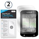 Garmin Edge 820 Screen Protector, BoxWave [ClearTouch Crystal (2-Pack)] HD Film Skin - Shields From Scratches for Garmin Edge 820, Explore 820, 520