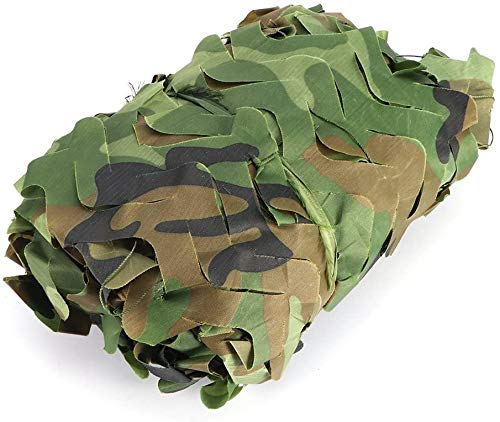 Donpow Camouflage Netting, 7m x 1.5m Waterproof Woodenland Camo Net, Oxford Fabric Army Net for Hunting, Sunshade, Hiding, Shooting