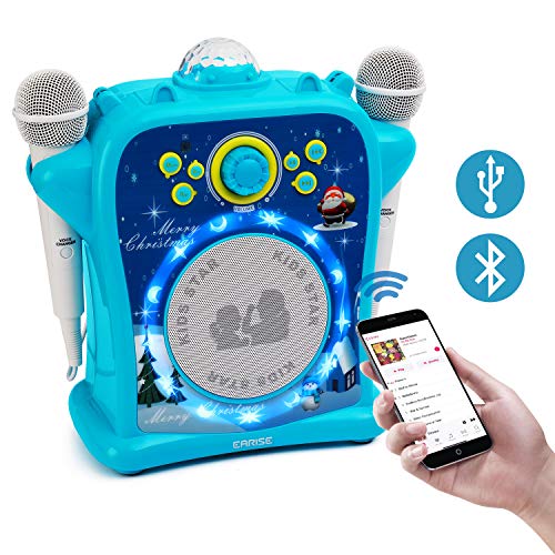EARISE T29 Karaoke Machine for Kids Boys with Voice Changer, Portable