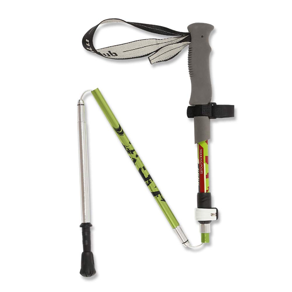 ウォーキング ハイキング ウォーキングスティック 超軽量 クイックロックシステム 5セクション カーボンファイバー ハイキングスティック Hwcp Cp キャンプ用 グリーン B07h5j5n8t トレッキングポール 人気のクリスマスアイテムがいっぱい Anoual Ma