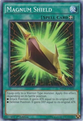 Yu-Gi-Oh! - Magnum Shield (MP14-EN035) - Mega Pack 2014 - 1st Edition - Common