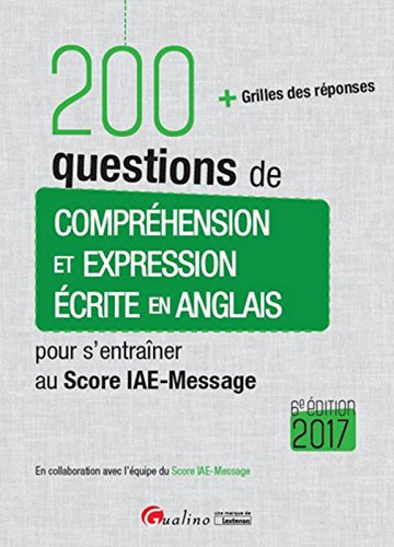 200 Questions De Compréhension Et Expression écrite En - 
