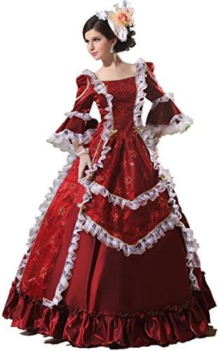 XNAIHUAFEI Women's 18th Century Costumes Gold Medieval Size US 16