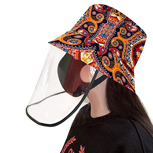 Retro-Ethno-Stil, Anti-Spuck-Hut, Anglerhut, Anti-Spritzer, Sicherheits-Abdeckung, winddicht, staubdicht – Bild 5