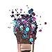 Hemway Harlequin Mix with Rose Gold Mix Glitter Chunky Multi Purpose Dust Powder Arts & Crafts Wine Glass Decoration Weddings Flowers Cosmetic Face Eye Body Nails Skin Hair Festival 10g