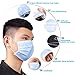 TecUnite 100 Pack Disposable Face Masks Breathable Dust Filter Masks Mouth Cover Masks with Elastic Ear Loop (Blue)