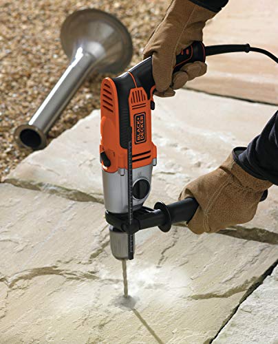 BLACKDECKER-KR1102K-QS-Taladro-percutor-1100W-230V-con-2-velocidades-mecnicas-y-maletn