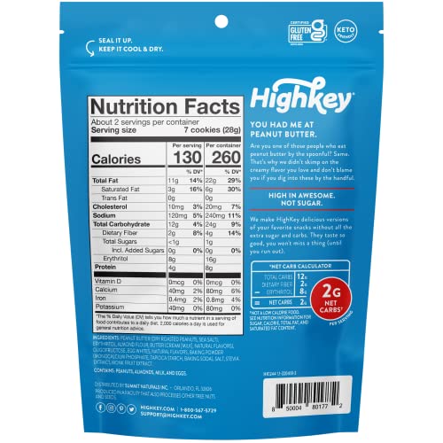 HighKey Sugar Free Granola Cereal 11oz Keto Breakfast Muesli, Low Carb Snacks, Grain & Gluten